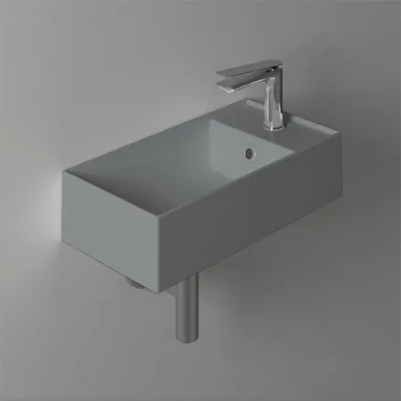 Simas Agile Раковина подвесная, Dx, с 1 отв, цвет: Cemento matt