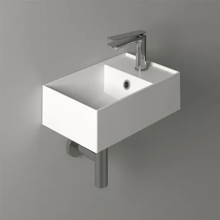 Simas Agile Раковина, 1 отв, цвет: белый