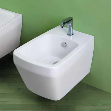Simas Baden Baden Биде подвесное, с 1 отв под смеситель, цвет: белый
