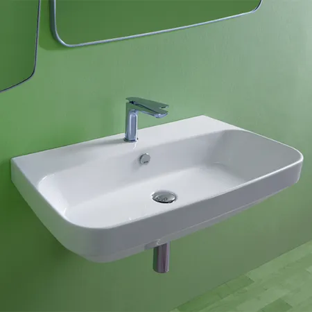 Simas Baden Baden Раковина, 1 отв, цвет: белый