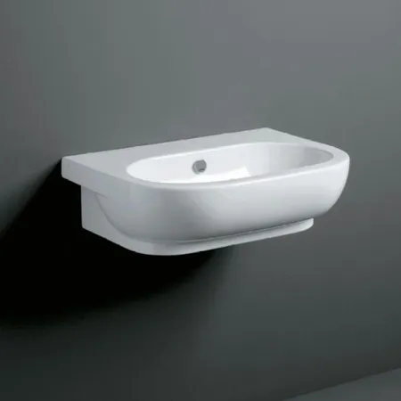 SIMAS E-LINE Раковина, без отв, цвет: белый