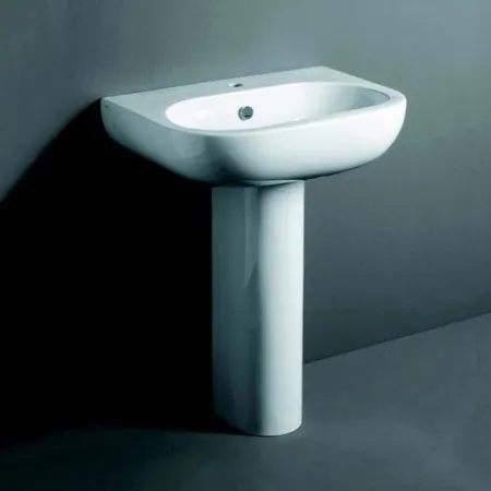 SIMAS E-LINE Раковина, 1 отв, цвет: белый