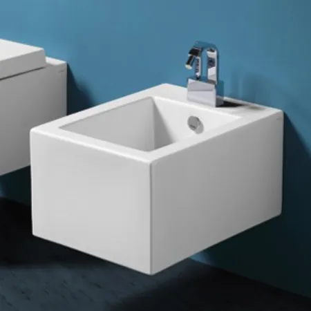 SIMAS Frozen Биде подвесное, с 1 отв. под смеситель, цвет: белый