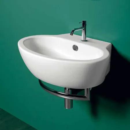 Simas Lft Spazio Раковина, 1 отв, цвет: белый