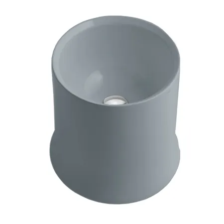 Simas Sharp раковина накладная высокая, без отв, цвет: cemento matt