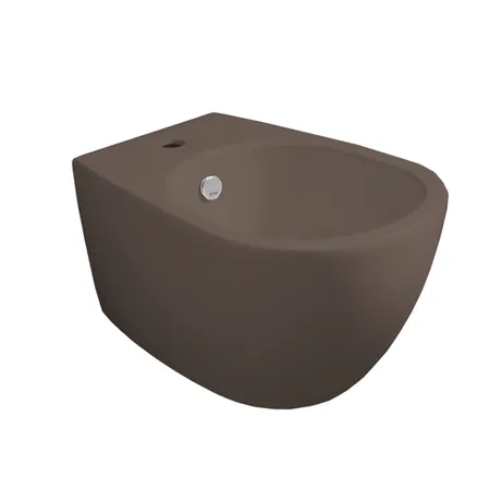 Simas Vignoni биде подвесное, с 1 отв, цвет: moka matt