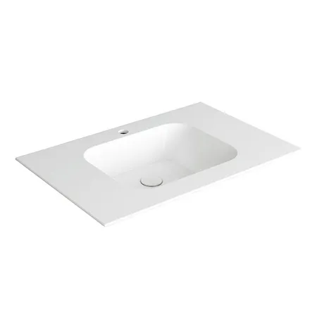 SIMAS WAVE Раковина на столешницу, с 1 отв под смеситель,цвет белый