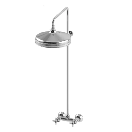 Stella Italica Душевой комплект 3283/301/314A-300: смеситель, штанга+верхний душ, цвет: хром