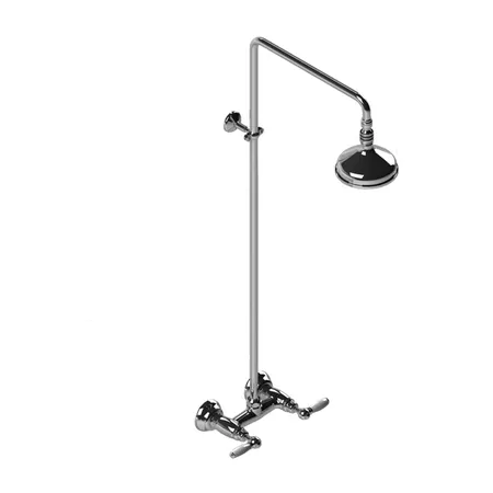 Stella Italica Leve Душевой комплект 3283/301/314A-140: смеситель, штанга+верхний душ, цвет: хром