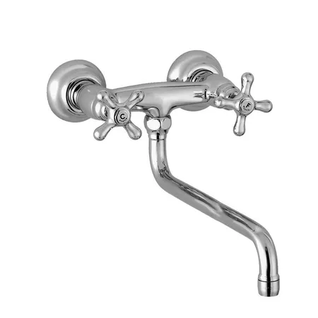 Stella Roma Смеситель для мойки настенный 3243/300, цвет: хром