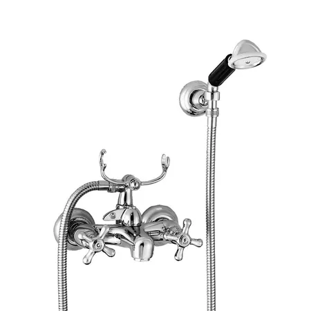 Stella Roma Смеситель для ванны 3267/305/6 с ручным душем, цвет: хром