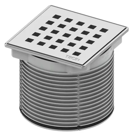 TECEdrainpoint S quadratum Декоративная решетка с монтажым элементом, сталь