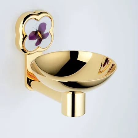 THG Capucine mauve Мыльница, подвесная, цвет: золото