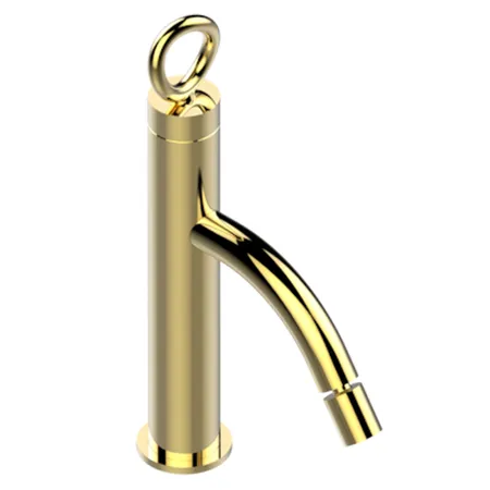 THG Collection O Смеситель для биде, на 1 отв, с донным клапаном, цвет: Soft matt gold