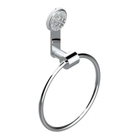THG Hirondelles Platinum Stamped Полотенцедержатель-кольцо, цвет: хром