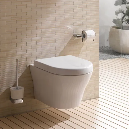 TOTO MH Унитаз подвесной, безободковый, Tornado Flush, CeFiONtect, цвет: белый