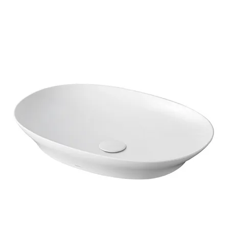 TOTO Neorest Раковина, без отв, полувстраеваемая, CeFiONtect, LinearCeram, цвет: белый