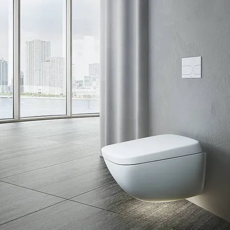 TOTO Neorest WX1 Комплект: Унитаз подвесной, сиденье, инсталяция, клавиша смыва, Cefiontect, Rimless, цвет: белый матовый