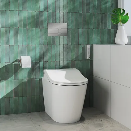 TOTO RP Унитаз напольный, безободковый, цвет: белый