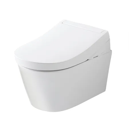 TOTO RP Унитаз подвесной, безободковый, tornado, CeFiONtect, cиденье Washlet, цвет: белый