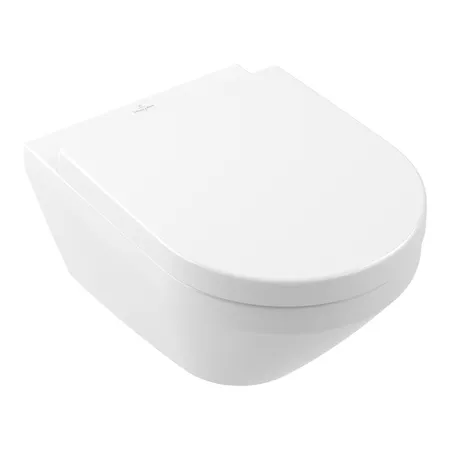 Villeroy&Boch Architectura Унитаз подвесной, безободковый, смыв Tornado, сиденье SoftClosing, CeramicPlus, цвет: альпийский белый