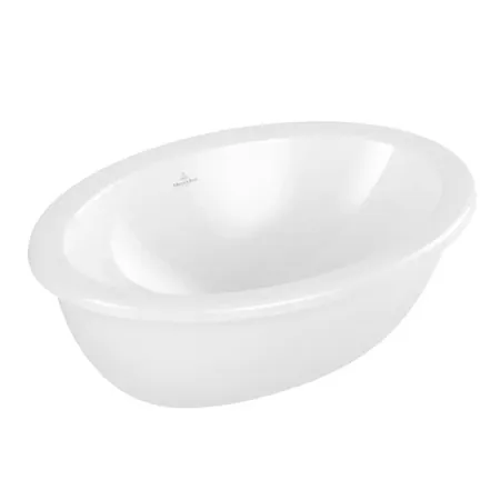 Villeroy&Boch Loop&Friends Раковина, встраиваемая снизу, без отв, с переливом, цвет: альпийский белый