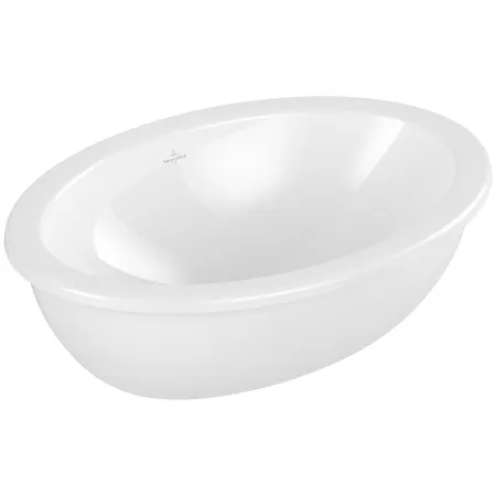 Villeroy&Boch Loop&Friends Раковина встраиваемая, без отв, с переливом, цвет: альпийский белый