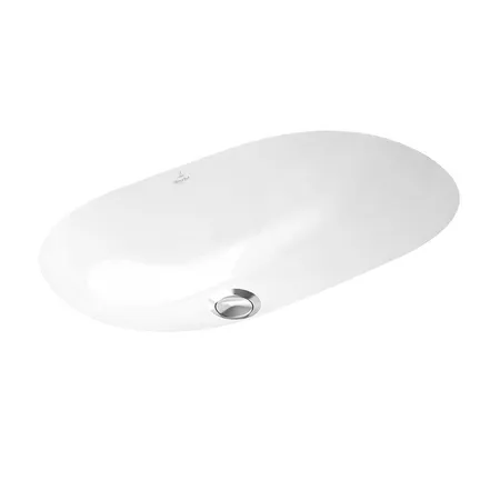 Villeroy&Boch O.novo Раковина врезная под столешницу, с переливом, цвет: альпийский белый