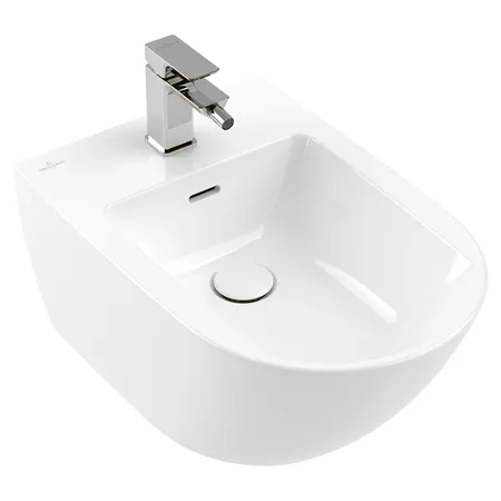 Villeroy&Boch Subway 3.0 Биде подвесное, с 1 отв, цвет: альпийский белый