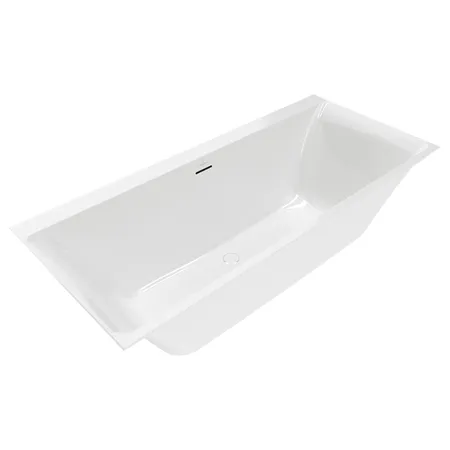 Villeroy&Boch Subway 3.0 Ванна встраиваемая, слив по центру, компл. ножек, слив-перелив: белый, материал: Quaryl, цвет: альпийский белый