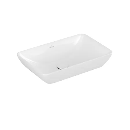 Villeroy&Boch Venticello Раковина накладная, без отв, с переливом, CeramicPlus, цвет: альпийский белый